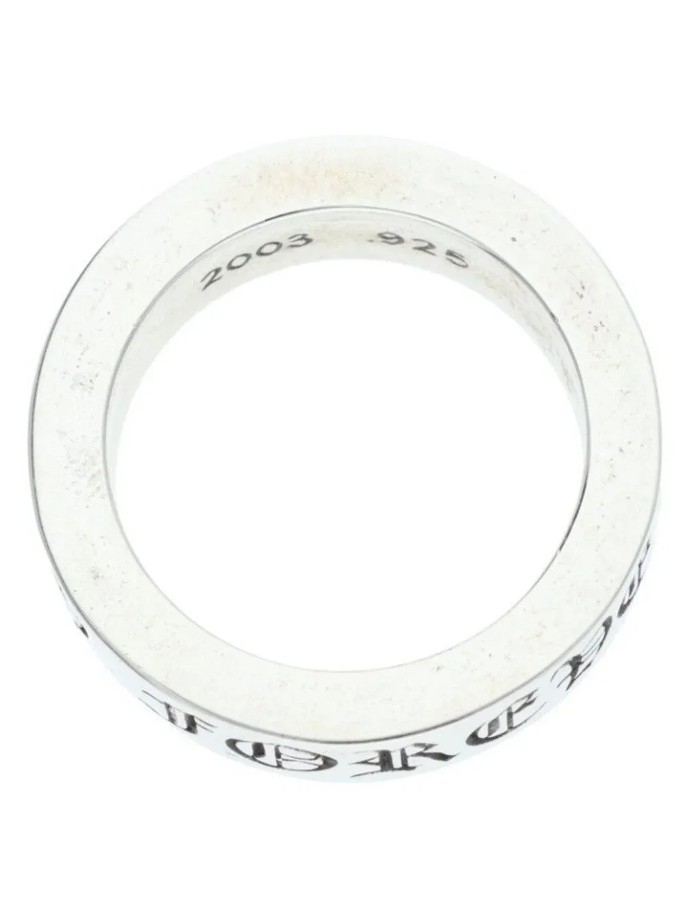 Chrome Hearts Spacer Forever Silver Ring